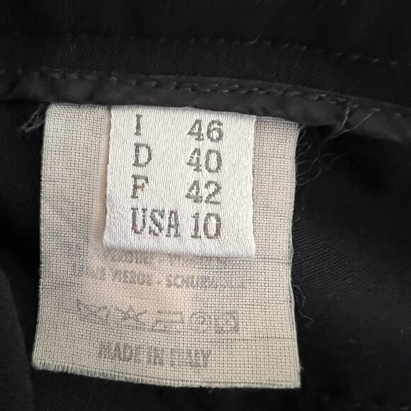 Gunex Women's Flare Leg Navy Blue Trousers Dress Pants Made in Italy Size 10 US - Picture 7 of 8